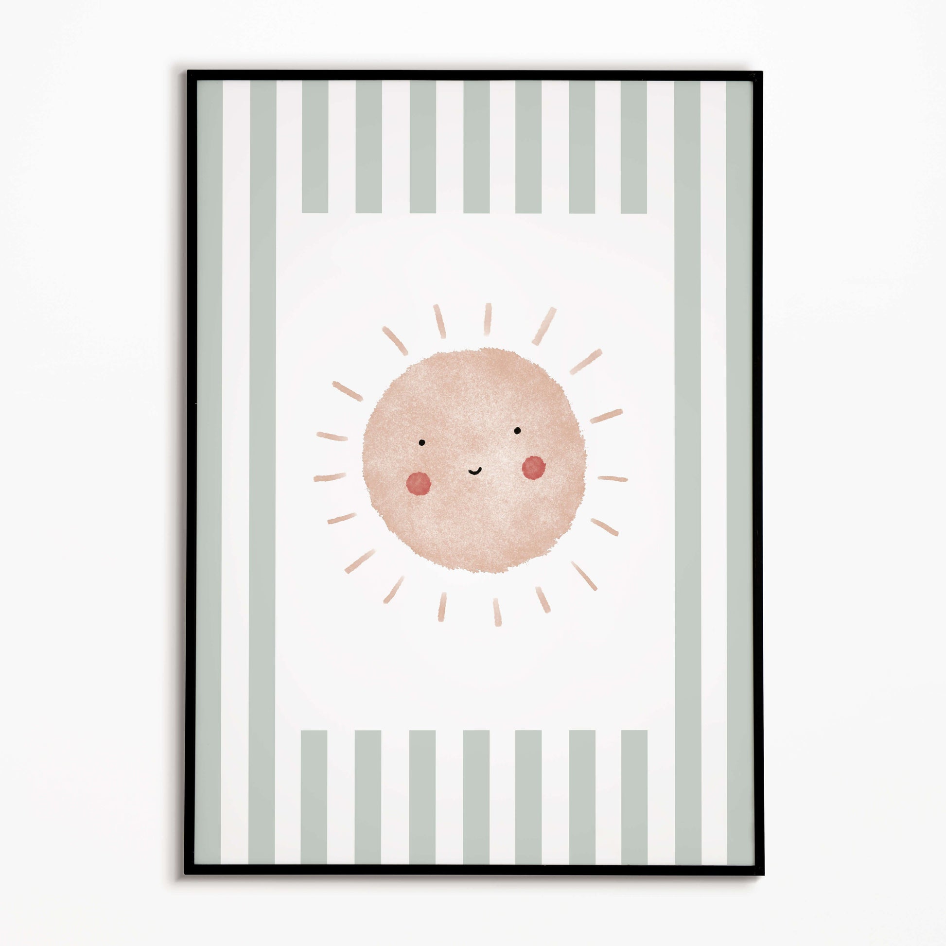 The Little Jones Boho Sunshine Print - Green Stripes