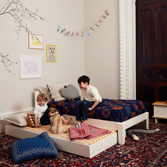 Oeuf NYC Perch Twin Single Bed - White