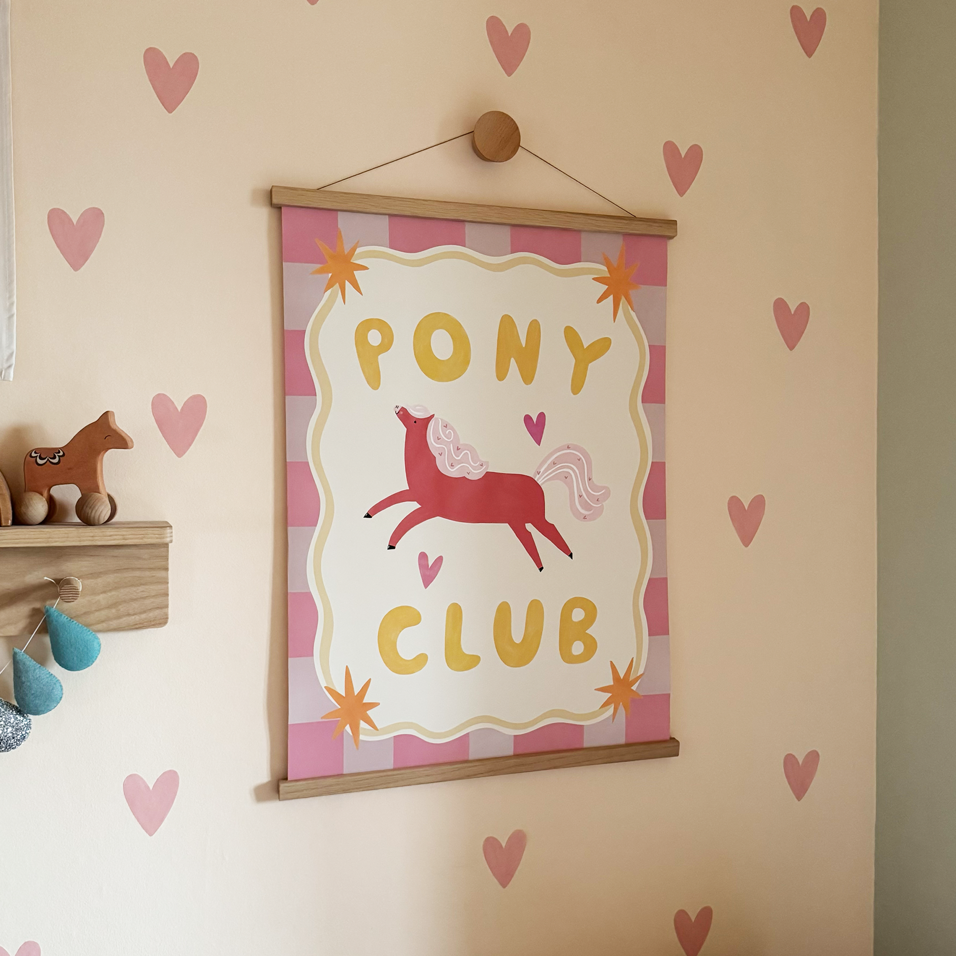 Kid of the Village Pony Club Art Print