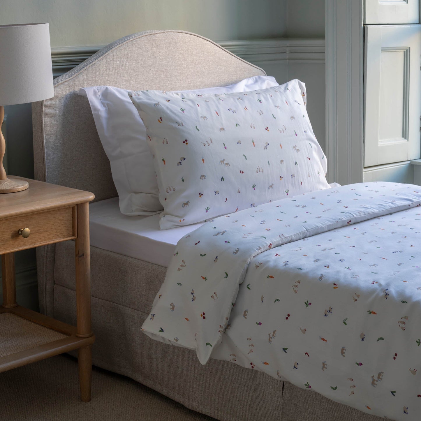 Avery Row Organic Cotton Single Bedding Set - Little Farm