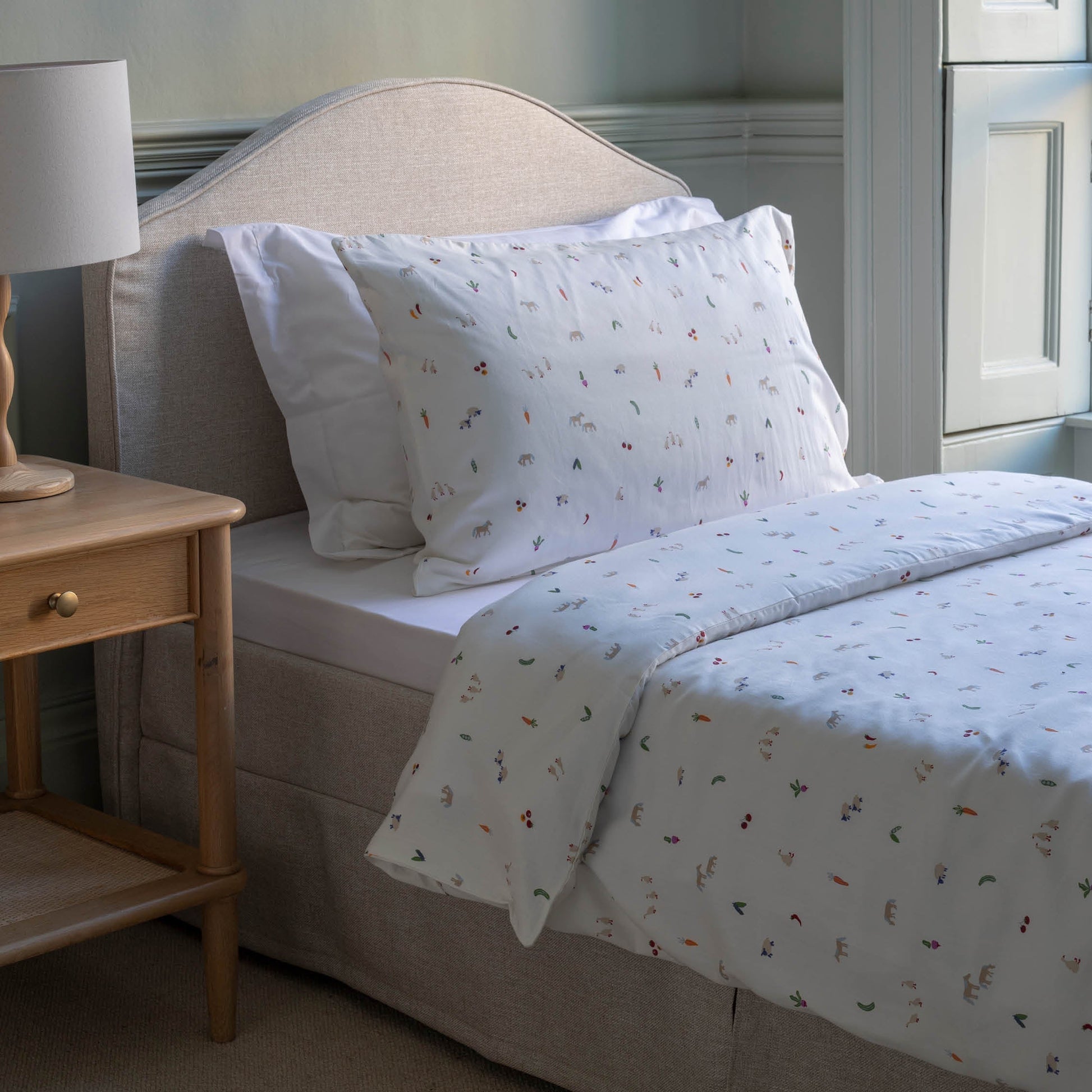 Avery Row Organic Cotton Single Bedding Set - Little Farm
