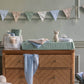Avery Row Baby Changing Mat - Greenhouse Gingham