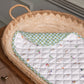 Avery Row Changing Basket Cotton Liner - Little Farm