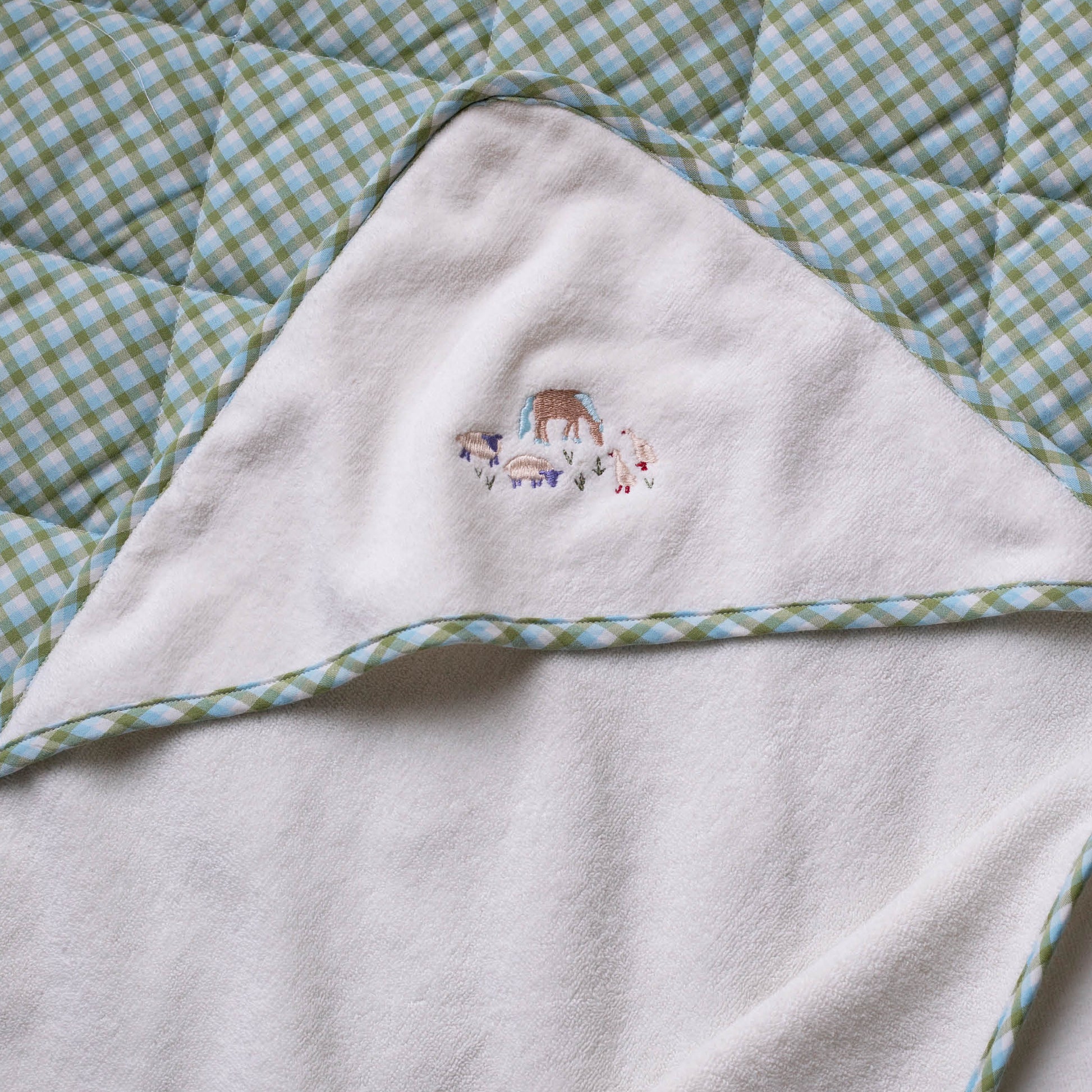 Avery Row Hooded Towel - Baby - Little Farm