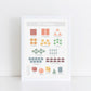 The Little Jones Shapes Print - Muted