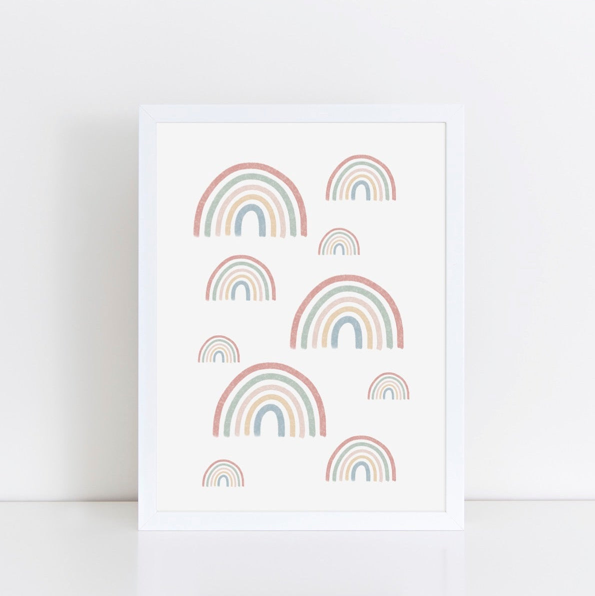 The Little Jones Spring Rainbows Print - Portrait