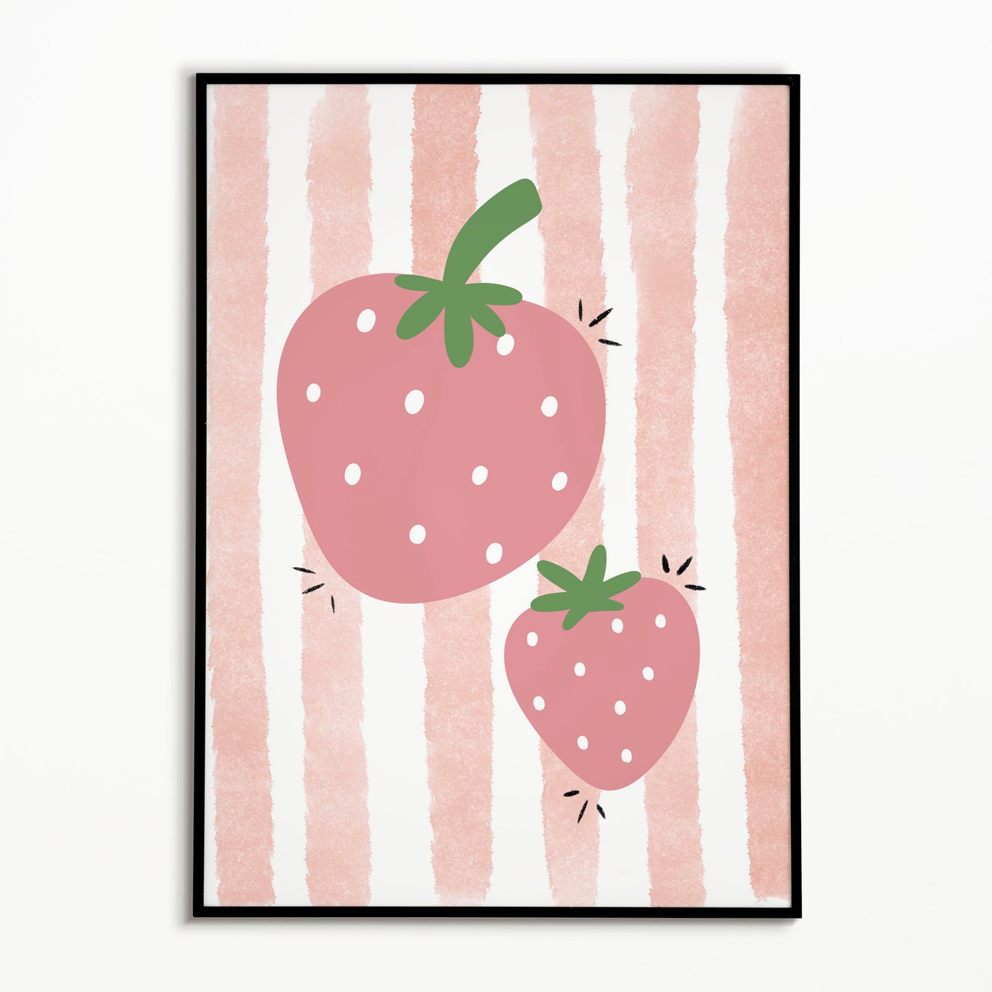 The Little Jones Strawberries Print