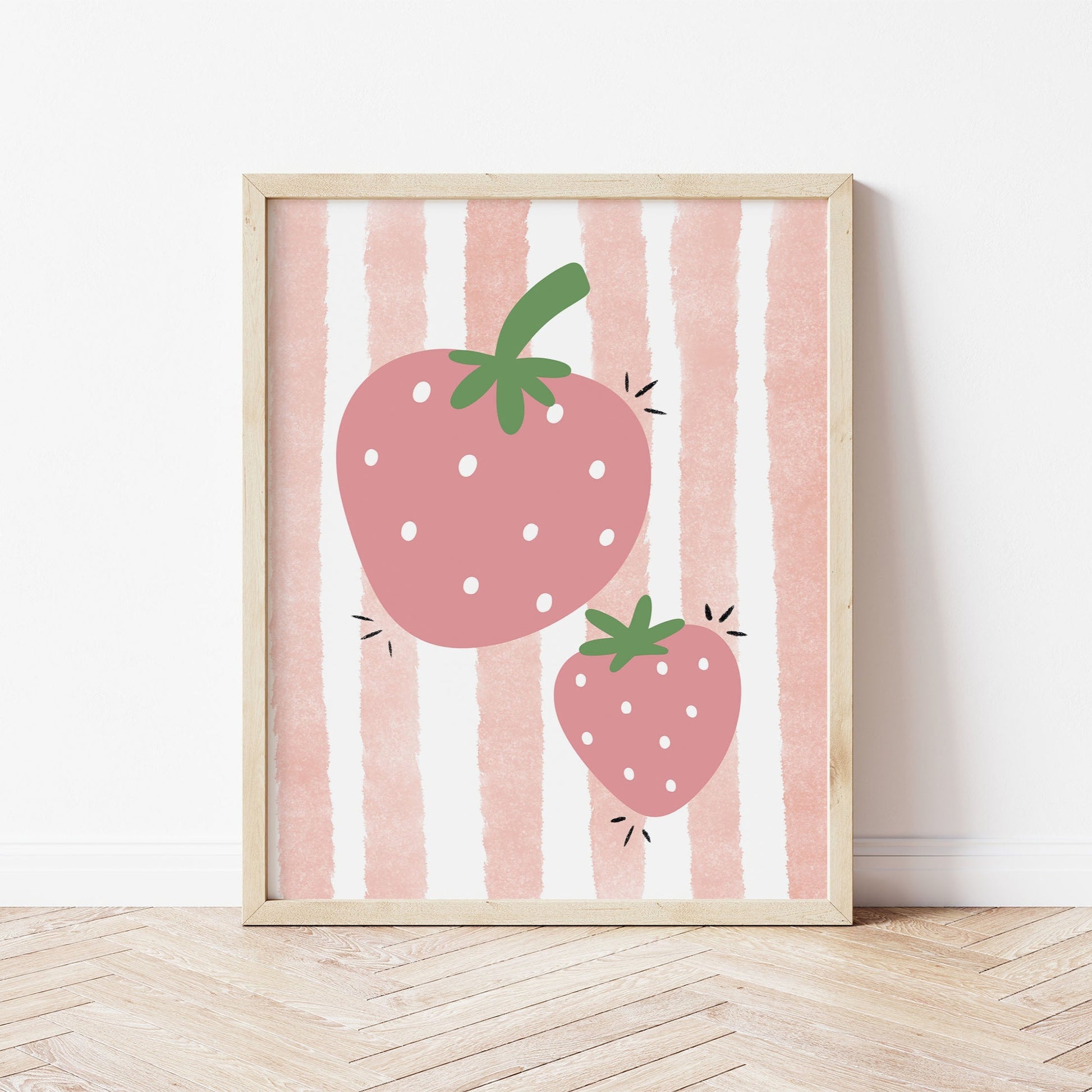 The Little Jones Strawberries Print