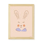 Sylvie Rabbit Kids Art Print by Hibou Home