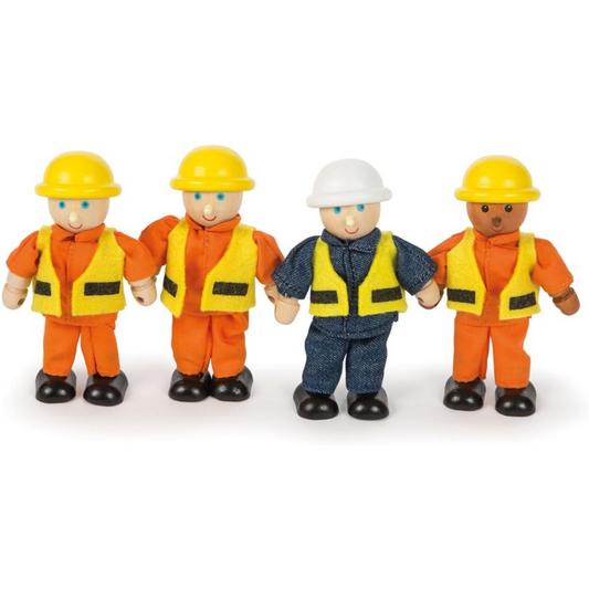 Tidlo Wooden Builder Figures