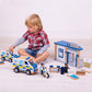 Tidlo Wooden Police Car