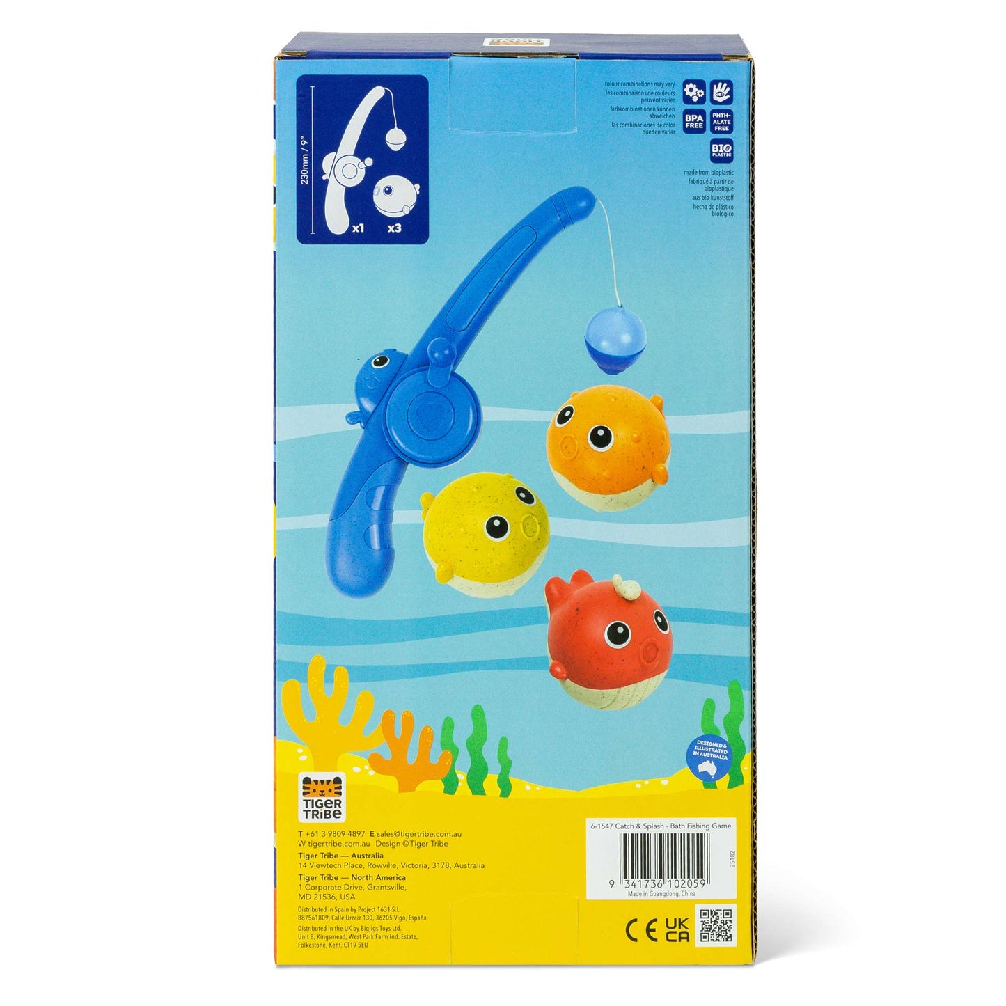Tiger Tribe Catch & Splash - Bath Fishing Game