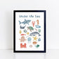 The Little Jones Under the Sea Print
