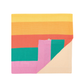 The Bonniemob Bobby Pink Rainbow Stripe Shawl