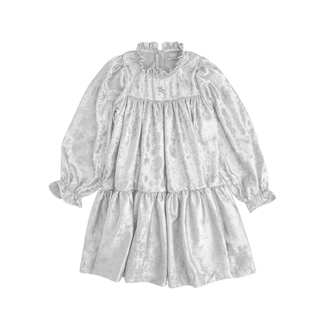 Tocoto Vintage Star Brightness Dress - Silver