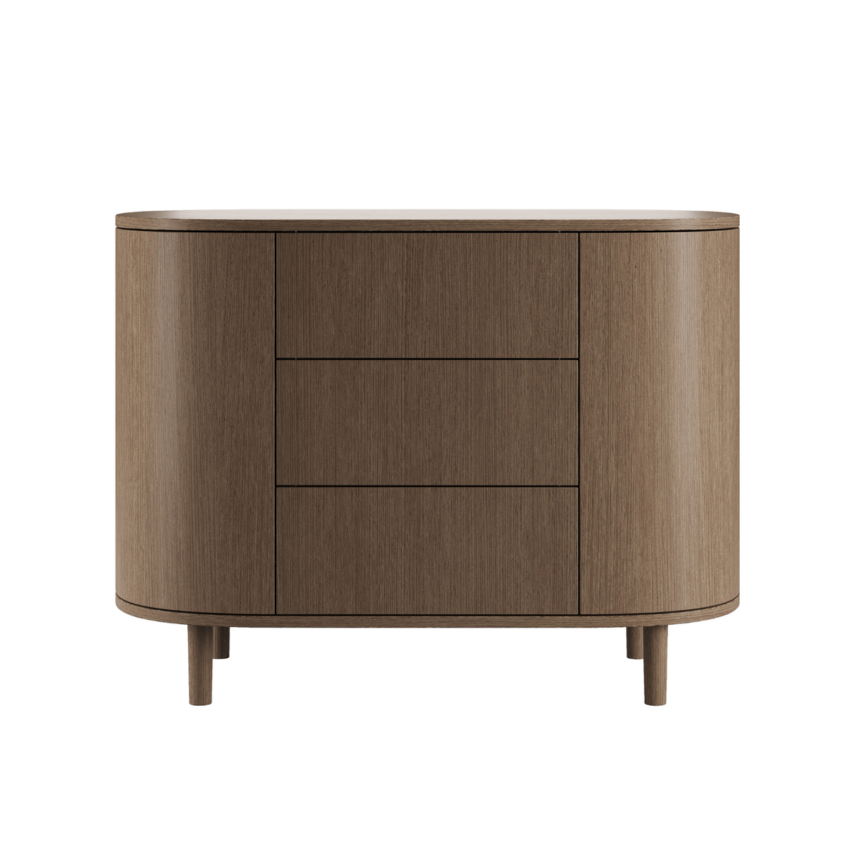 Kas Kopenhagen Kai Dresser & Changing Unit - Smoked Oak