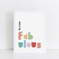 The Little Jones Utterly Fabulous Print - Spring Tones