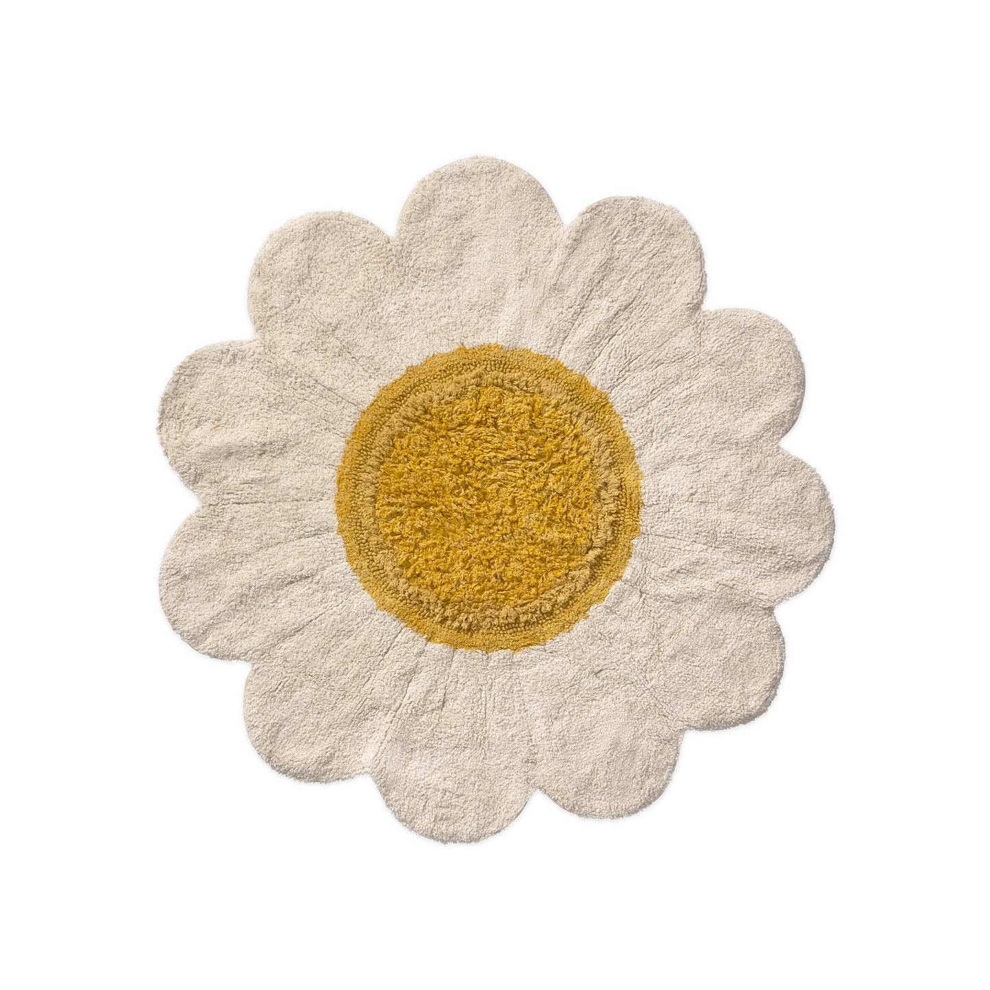 Lorena Canals Washable Rug - White Daisy