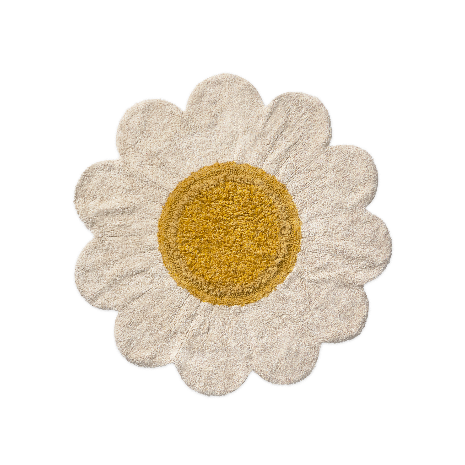 Lorena Canals Washable Rug - White Daisy