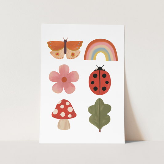 Kid of the Village Woodland Wonders Art Print