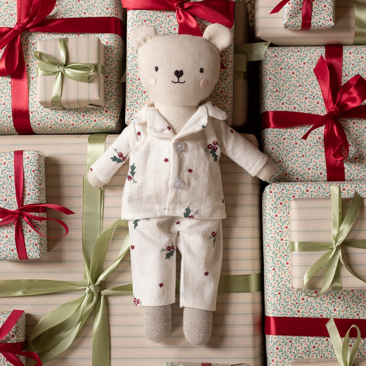 Avery Row Christmas Soft Toy - Polar Bear