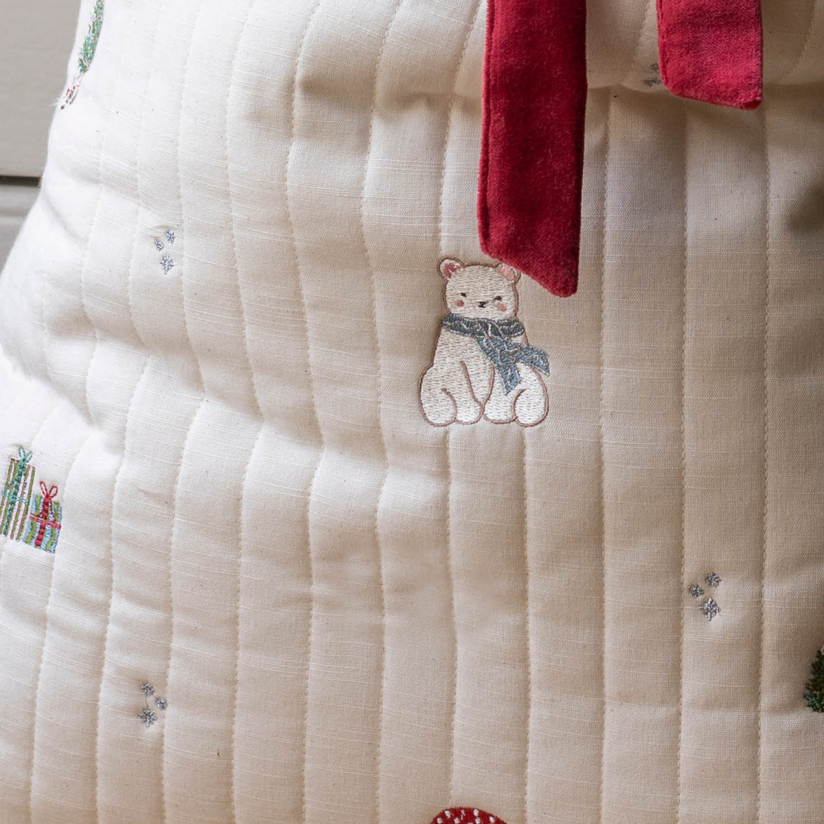 Avery Row Christmas Present Sack - Polar Bear