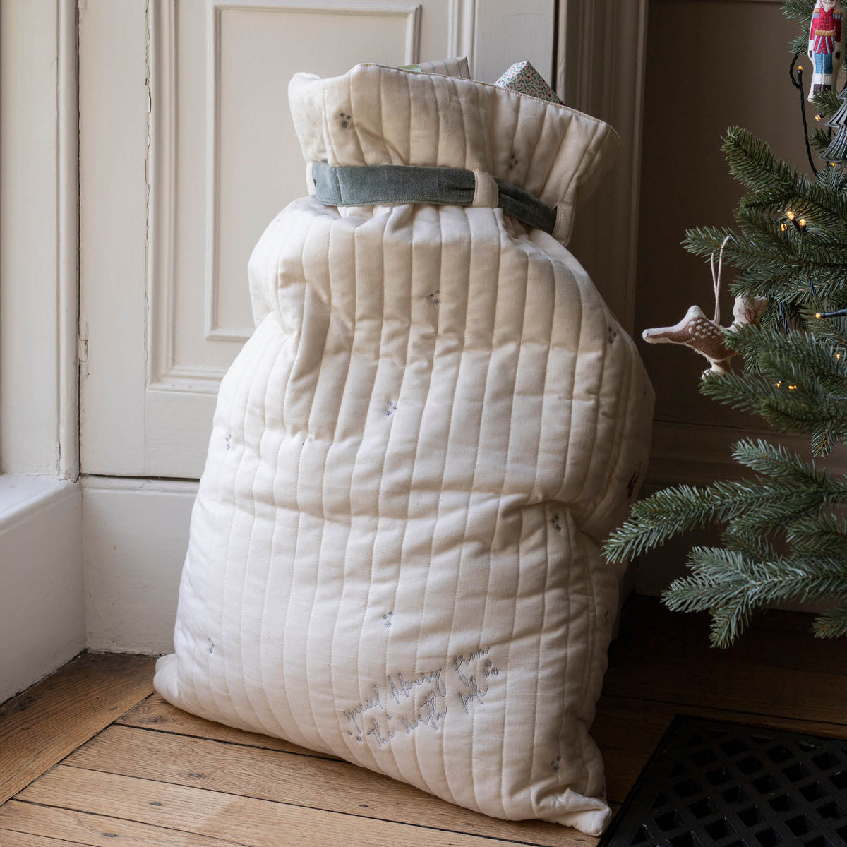 Avery Row Christmas Present Sack - Reindeer