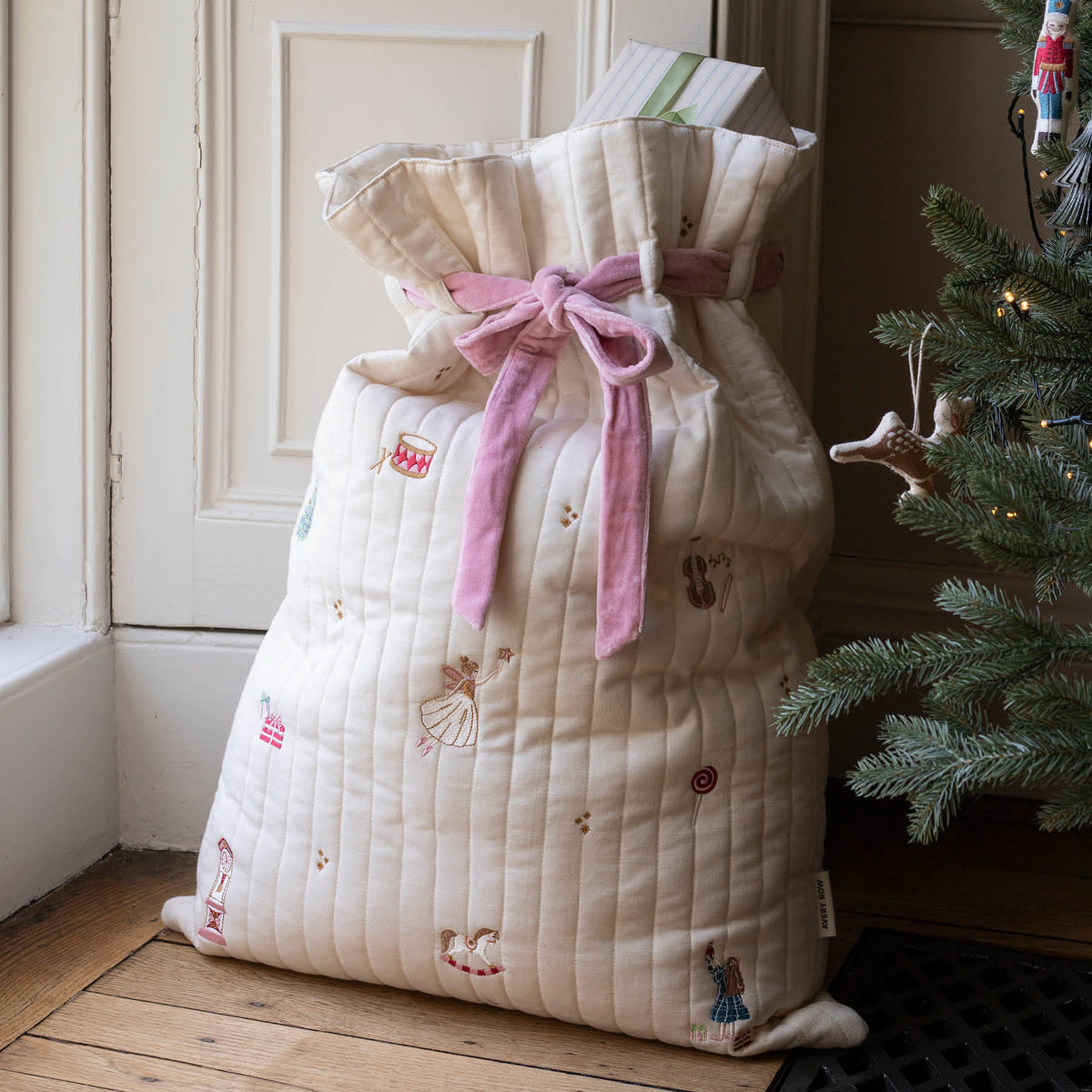 Avery Row Christmas Present Sack - Sugar Plum Fairy