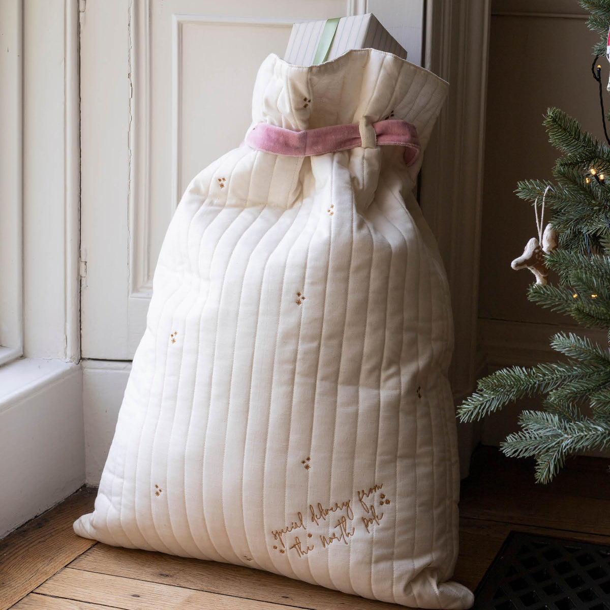 Avery Row Christmas Present Sack - Sugar Plum Fairy