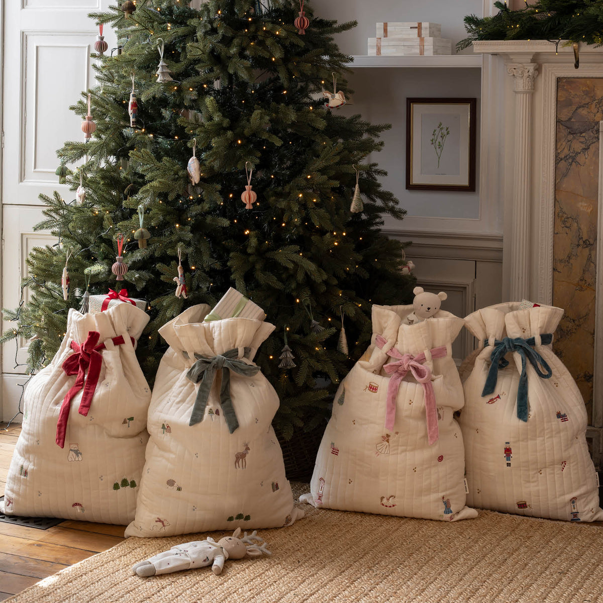 Avery Row Christmas Present Sack - Sugar Plum Fairy