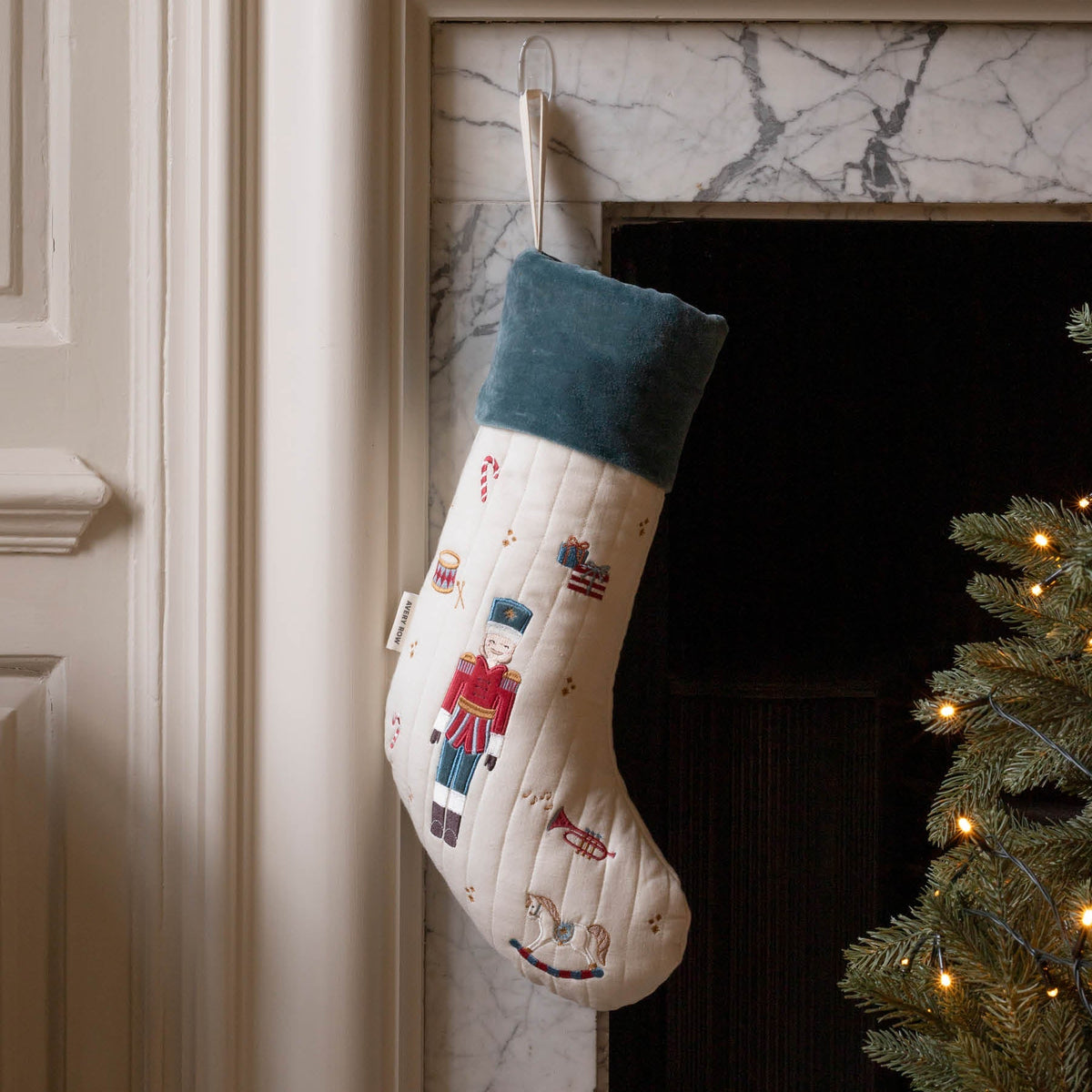Avery Row Christmas Stocking - Nutcracker