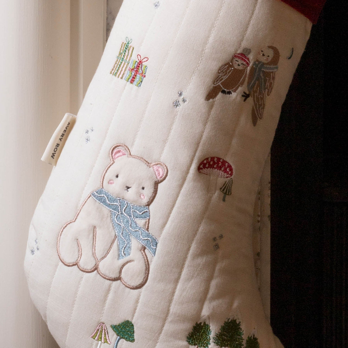 Avery Row Christmas Stocking - Polar Bear