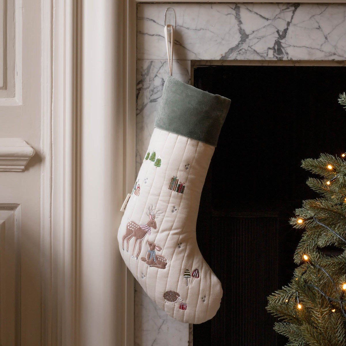 Avery Row Christmas Stocking - Reindeer