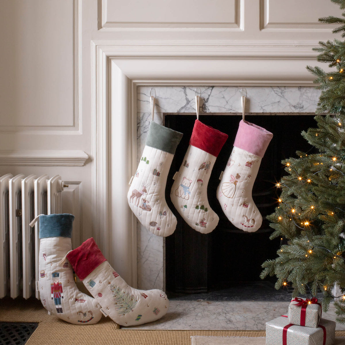 Avery Row Christmas Stocking - Reindeer