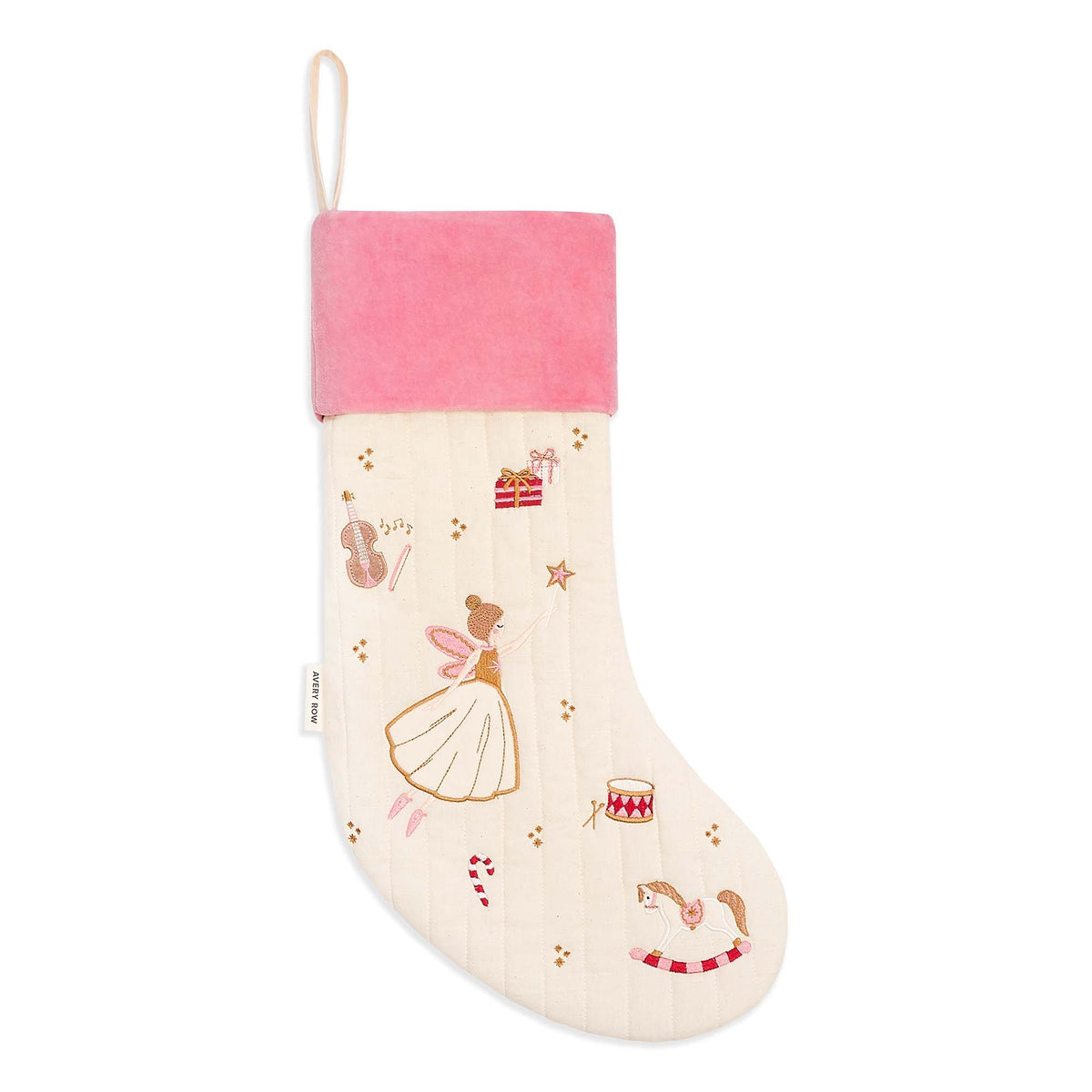 Avery Row Christmas Stocking - Sugar Plum Fairy