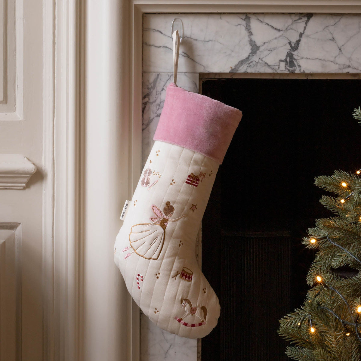 Avery Row Christmas Stocking - Sugar Plum Fairy