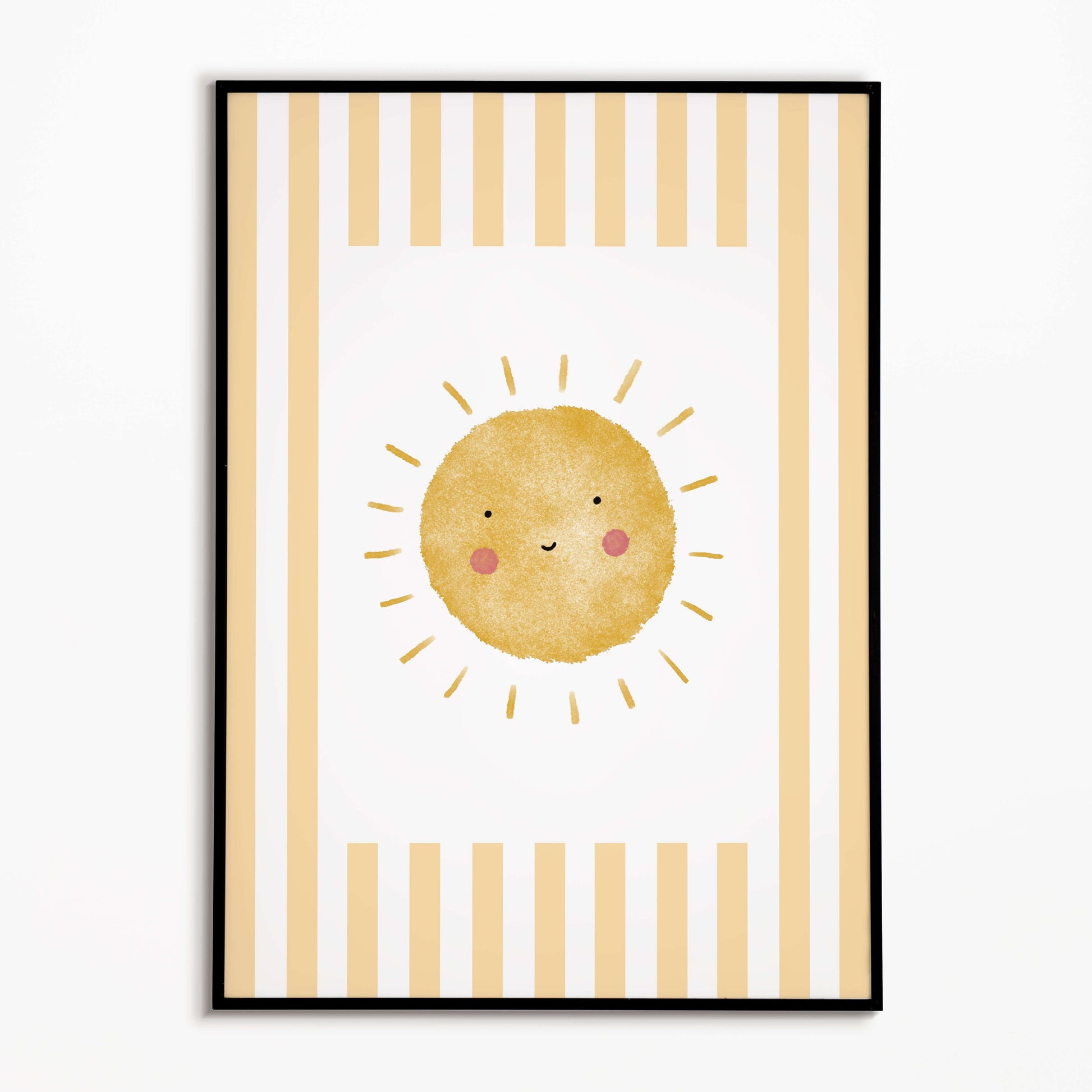 The Little Jones Sunshine Print - Yellow Stripes