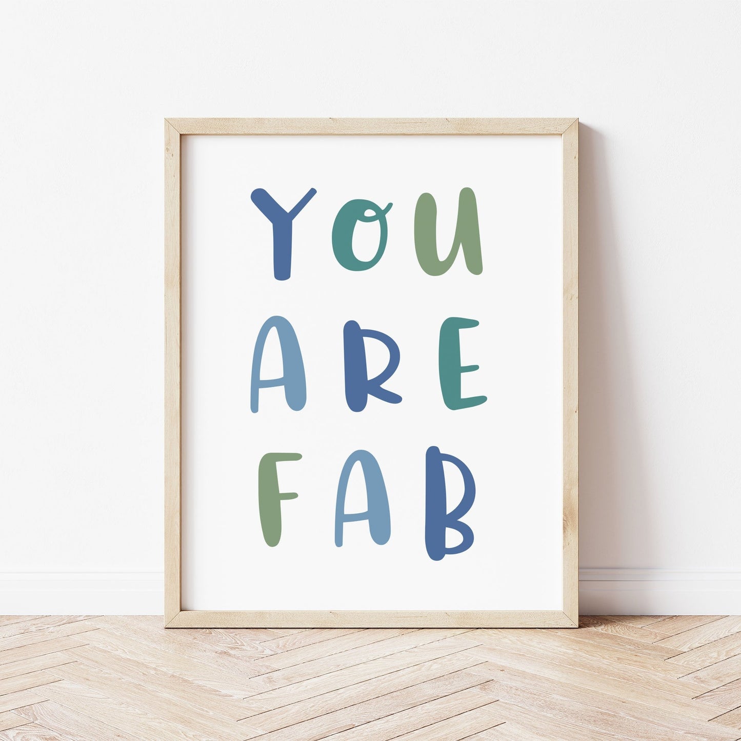 The Little Jones You Are Fab Print - Blues