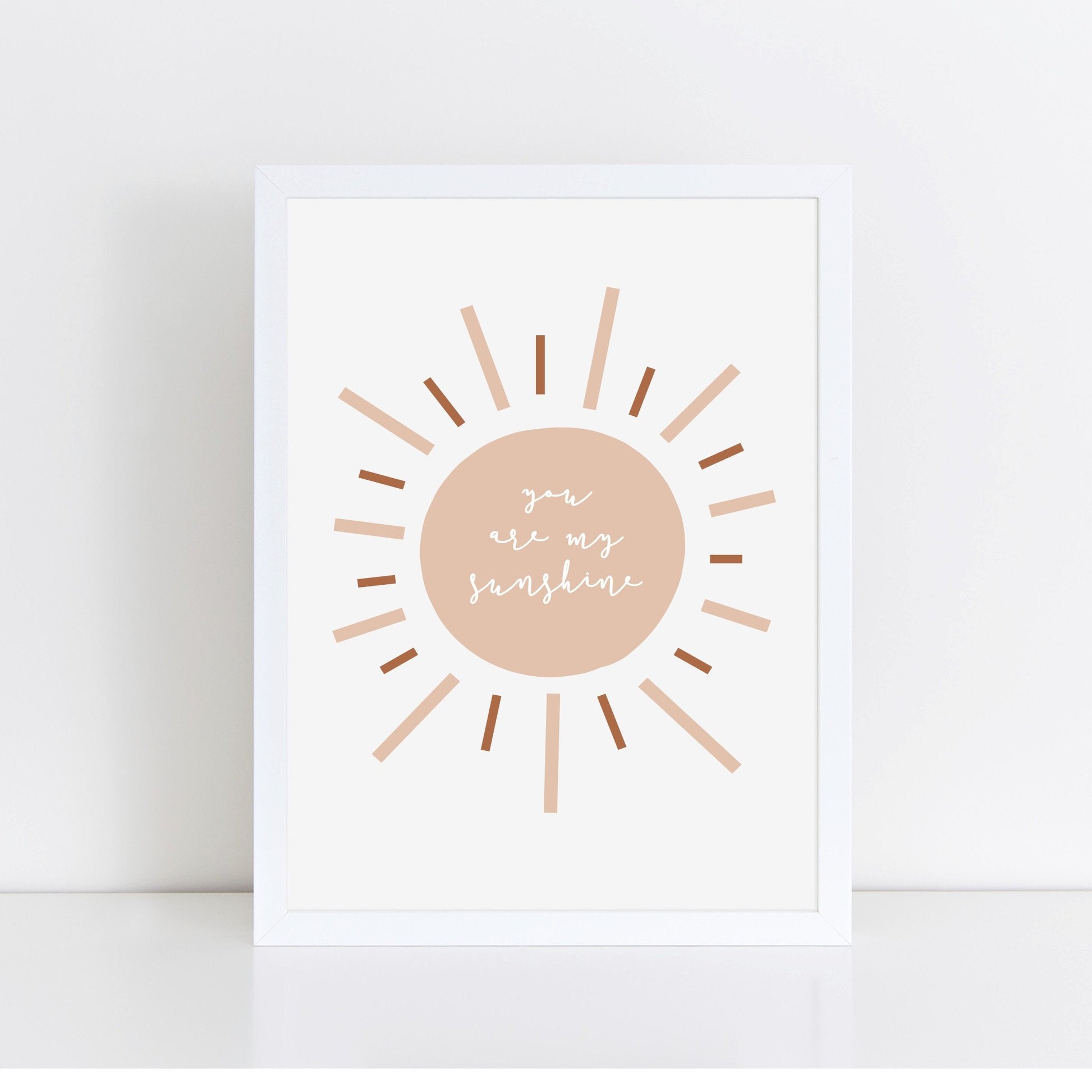 The Little Jones You Are My Sunshine Print - Light Peach