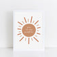 The Little Jones You Are My Sunshine Print - Toffee
