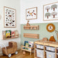 Kid of the Village Solar System Art Print - White