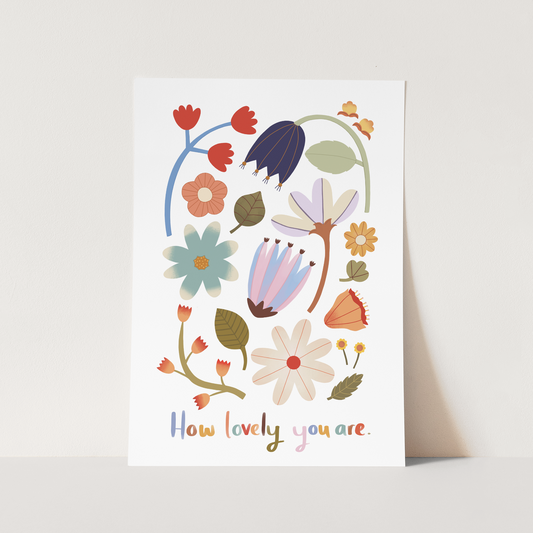 Kid of the Village How Lovely You Are Art Print