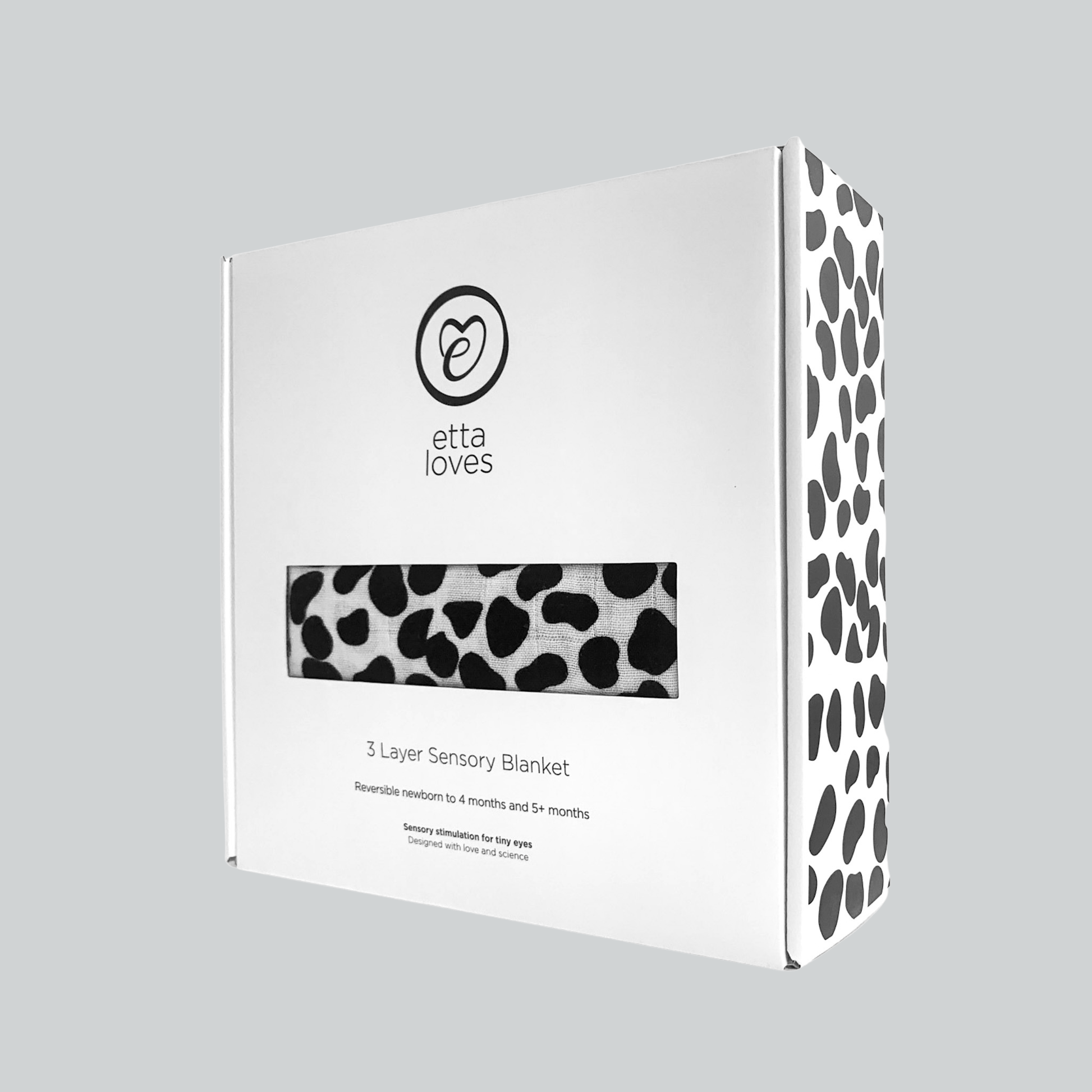 Etta Loves Muslin Baby Blanket - Animal Print
