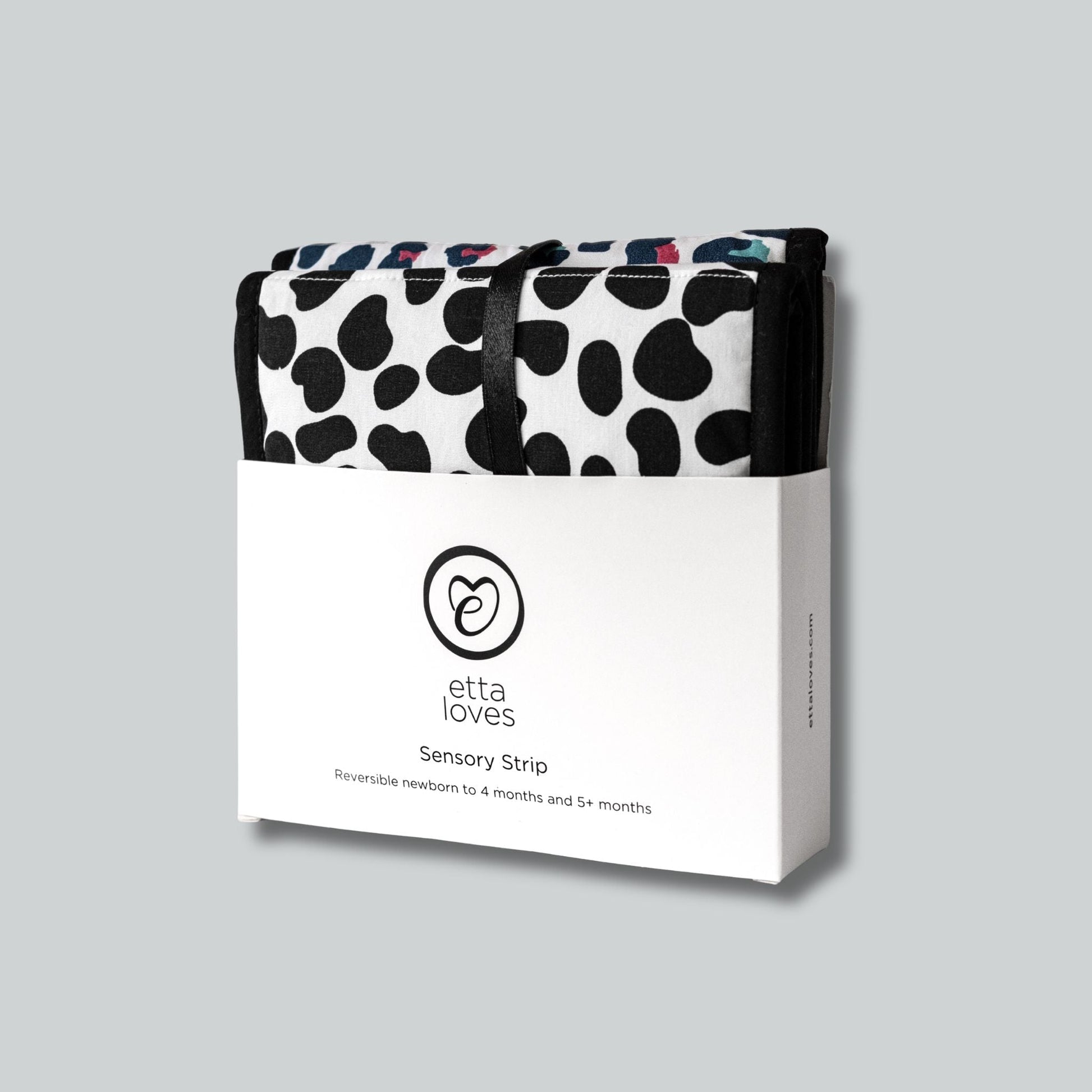 Etta Loves Reversible Baby Sensory Strip - Animal Print
