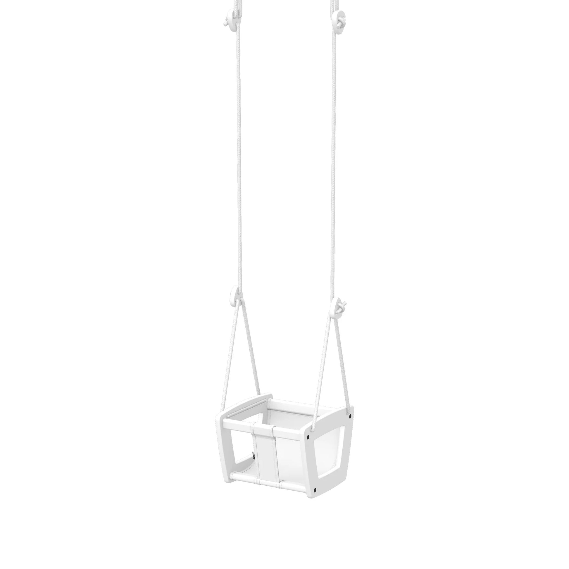 Lillagunga Wooden Indoor Toddler Swing - White Birch