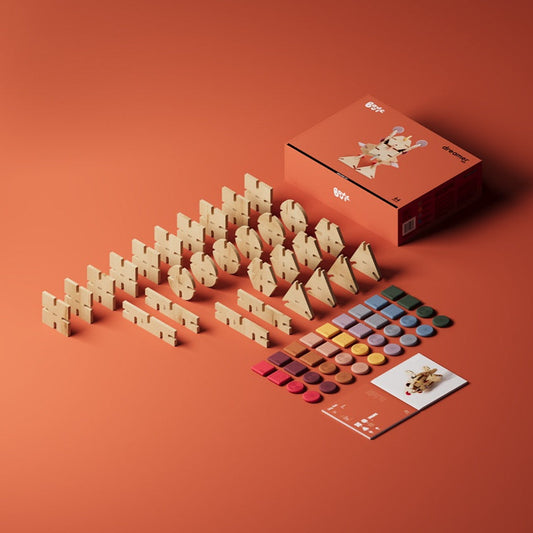 Bavvic Wooden Dreamer Set - 64 Pcs