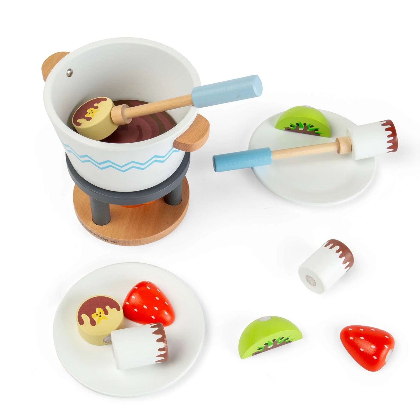 Bigjigs Wooden Toy Chocolate Pot For Two