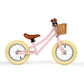 Bigjigs Balance Bike with Basket - Pink