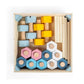 Bigjigs Wooden Crate of Toy Nuts & Bolts 