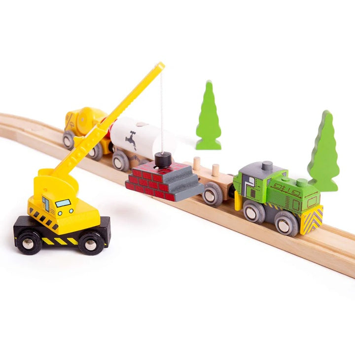Bigjigs Rail Wooden Site Vehicles
